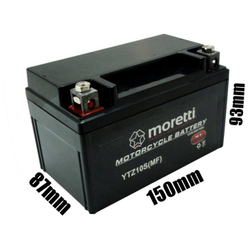 Akumulator MTZ10S / YTZ10S Moretti żelowy AGM 12V 8,6AH 120A