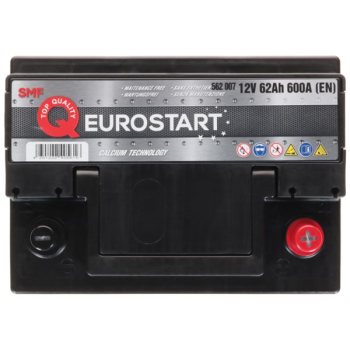 Akumulator Eurostart SMF 12V 62Ah 600A L2 P+ HN62SMF