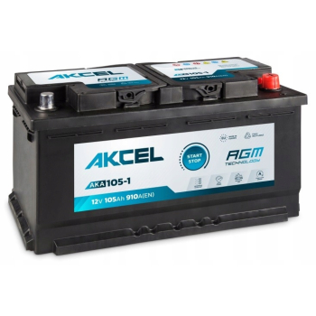 Akumulator 12V 105Ah 910A P+ AGM Akcel Varta Clarios