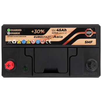 Akumulator Eurostart 12V 45Ah 400A L+ ECA45L