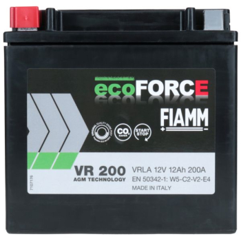 Akumulator Fiamm EcoForce AGM 12V 12Ah 200A L+ VR200