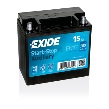 Akumulator Exide AGM 12V 15Ah 200A L+ EK151