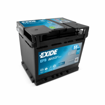 Akumulator Exide EFB 12V 55Ah 540A P+ L1 EL550