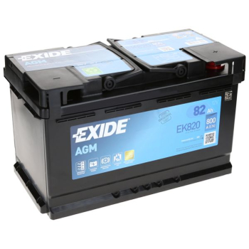 Akumulator Exide AGM 12V 82Ah 800A P+ L4 EK820