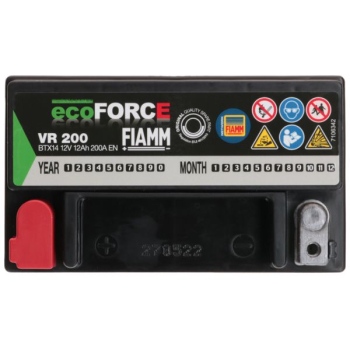 Akumulator Fiamm EcoForce AGM 12V 12Ah 200A L+ VR200