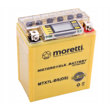 Akumulator Moretti AGM (I-Gel) MTX7L-BS ze wskaźnikiem