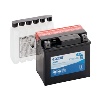 Akumulator Exide Moto AGM 12V 4Ah 70A P+ ETX5L-BS