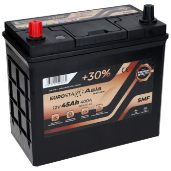 Akumulator Eurostart 12V 45Ah 400A L+ ECA45L