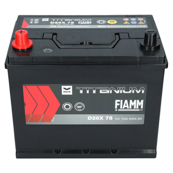 Akumulator Fiamm Black 12V 75Ah 640A L+ JFTP75--