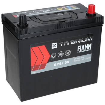 Akumulator Fiamm BLACK 12V 50Ah 400A P+ Japan B24J 50 M Fiamm FB50PM