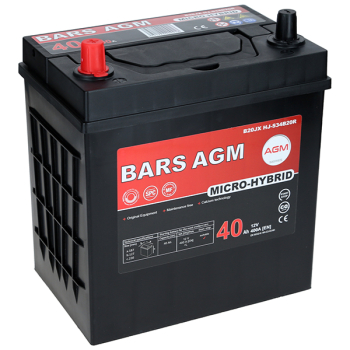 Akumulator Bars HYBRID AGM LINE 40Ah 400A L+ BM40L