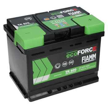 Akumulator Fiamm EcoForce AFB 12V 60Ah 600A P+ TR600