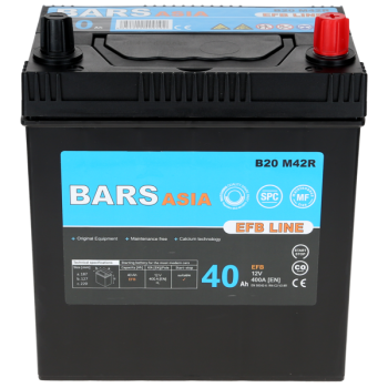 Akumulator Bars EFB LINE 12V 40Ah 400A P+ BF40B20PL