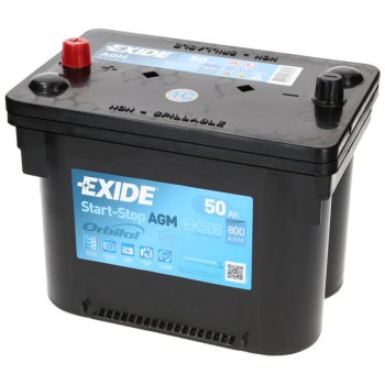 Akumulator Exide AGM 12V 50Ah 800A L+ EK508