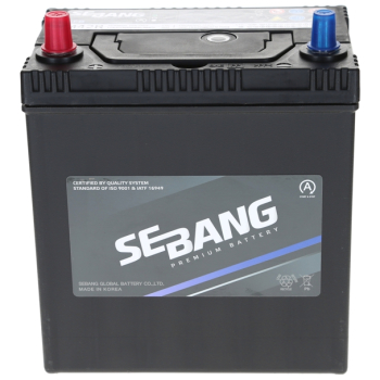 Akumulator Sebang EFB 12V 38Ah 400A L+ EFBJ38L