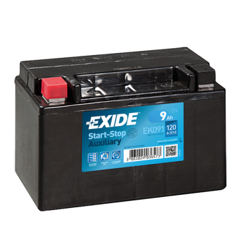 Akumulator Exide AGM 12V 9Ah 120A L+ Auxiliary EK091