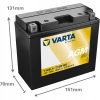 Akumulator Varta T12B-BS 12V 10Ah 160A