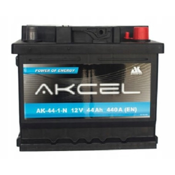 Akumulator Akcel AK-44-1-N 44Ah, 12V, 207x175x175mm, 440A (P+)