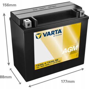 Akumulator Varta TX20L-BS 12V 18Ah 250A