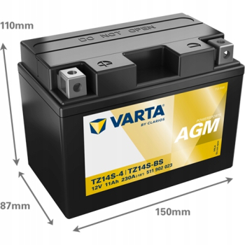 Akumulator Varta TZ14S-BS