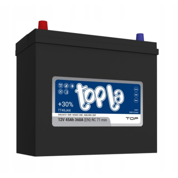 Akumulator Topla Top JIS 12V 45Ah 360A L+ TT45JAX