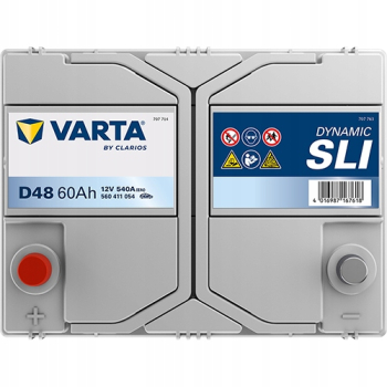 Akumulator Varta Blue D48 12V 60Ah 540A L+