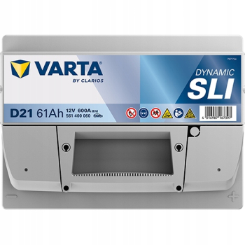 Akumulator Varta D21 DYNAMIC 12V 61Ah 600A