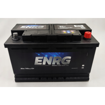 Akumulator ENRG 12V 80Ah 740A P+