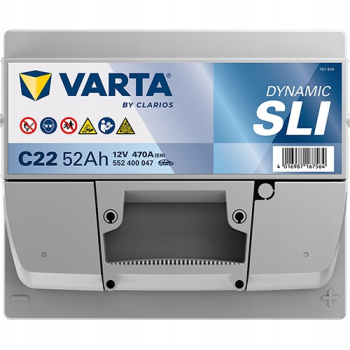 Akumulator VARTA C22 52Ah P+