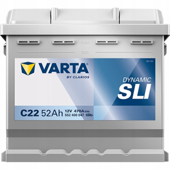 Akumulator VARTA C22 52Ah P+