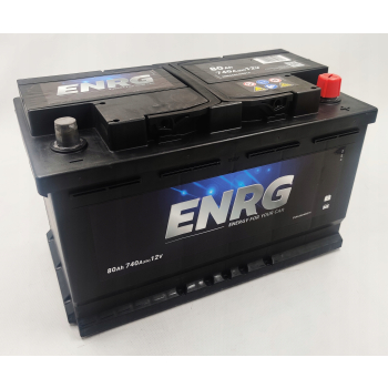 Akumulator ENRG 12V 80Ah 740A P+