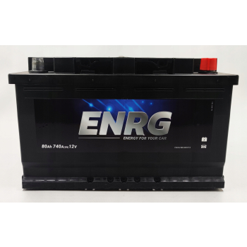 Akumulator ENRG 12V 80Ah 740A P+