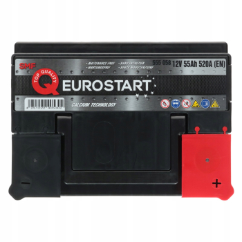 Akumulator Eurostart 12V 55Ah 520A P+