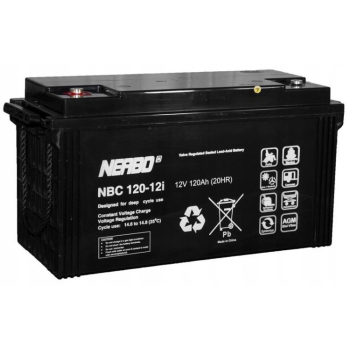 Akumulator do łodzi silnik elektryczny 120Ah NBC 120-12i