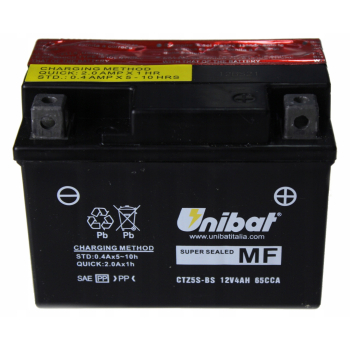 Akumulator UNIBAT 12V 4Ah 65A CTZ5S-BS