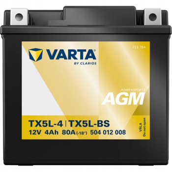 Akumulator Varta TX5L-BS 12V 4Ah 80A