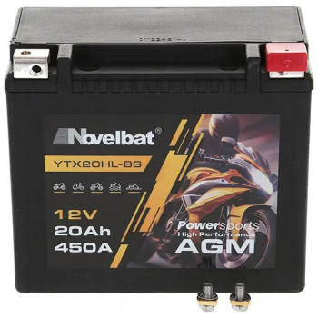 Akumulator NOVELBAT HP YTX20HL-BS 12V 20Ah 450A +P
