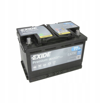 Akumulator Exide Premium EA770 77Ah 760A